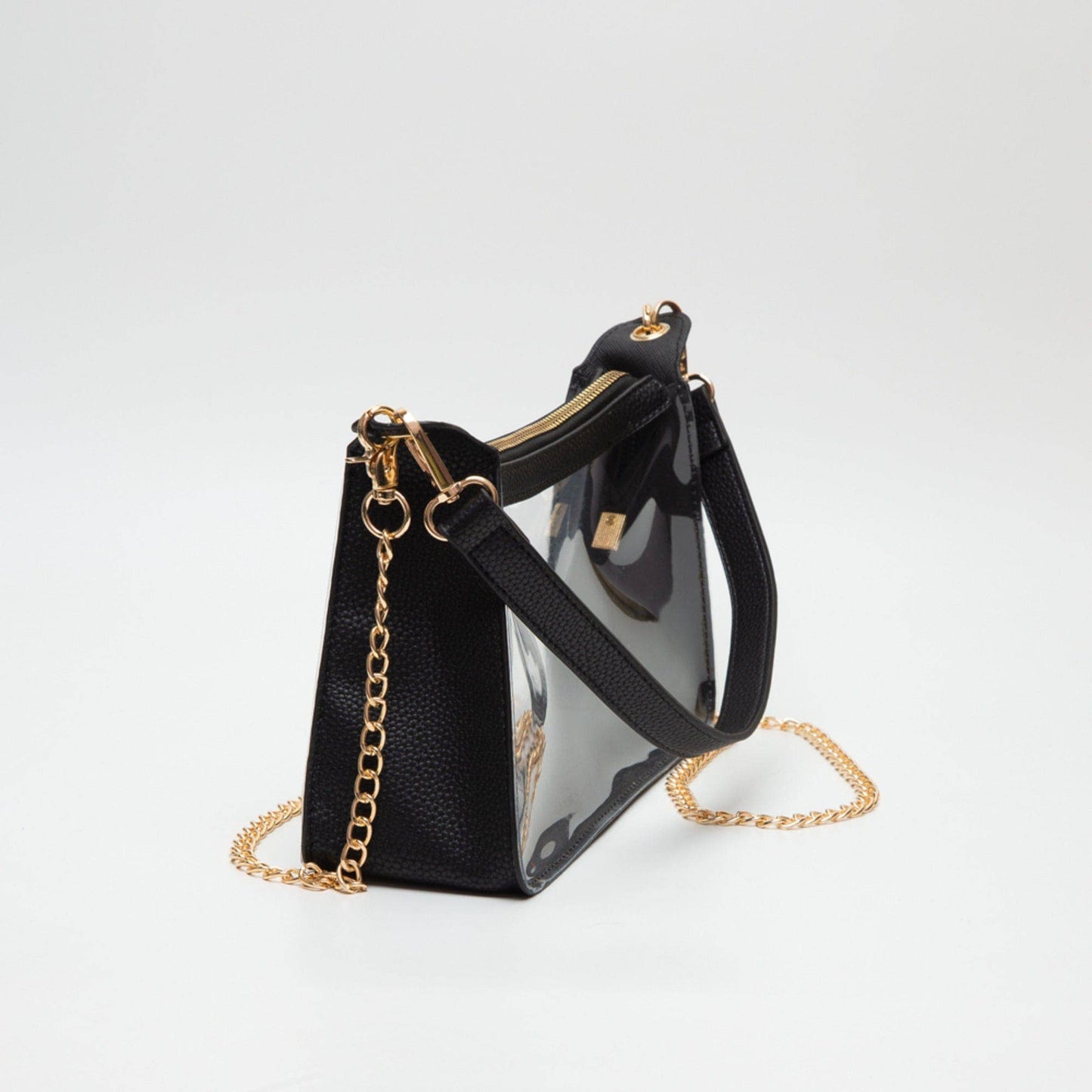 Marilyn Cheetah Clear Satchel Bag
