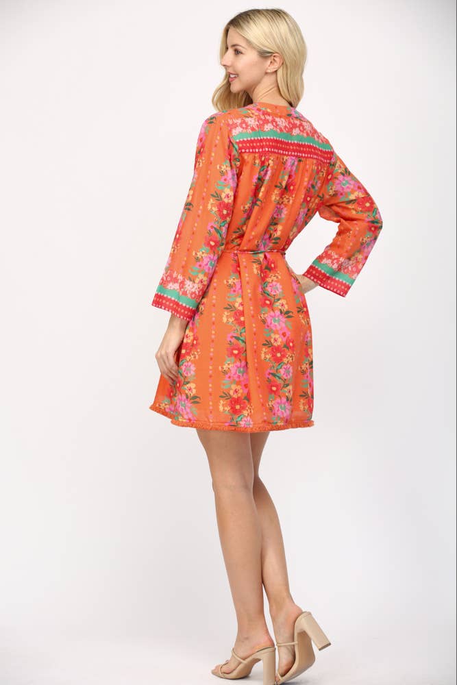 Mini Charming Floral Dress