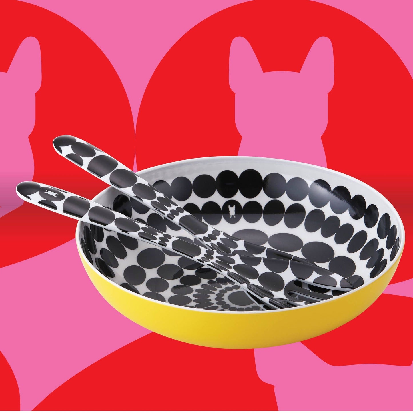 French Bull Foli Salad Server Set