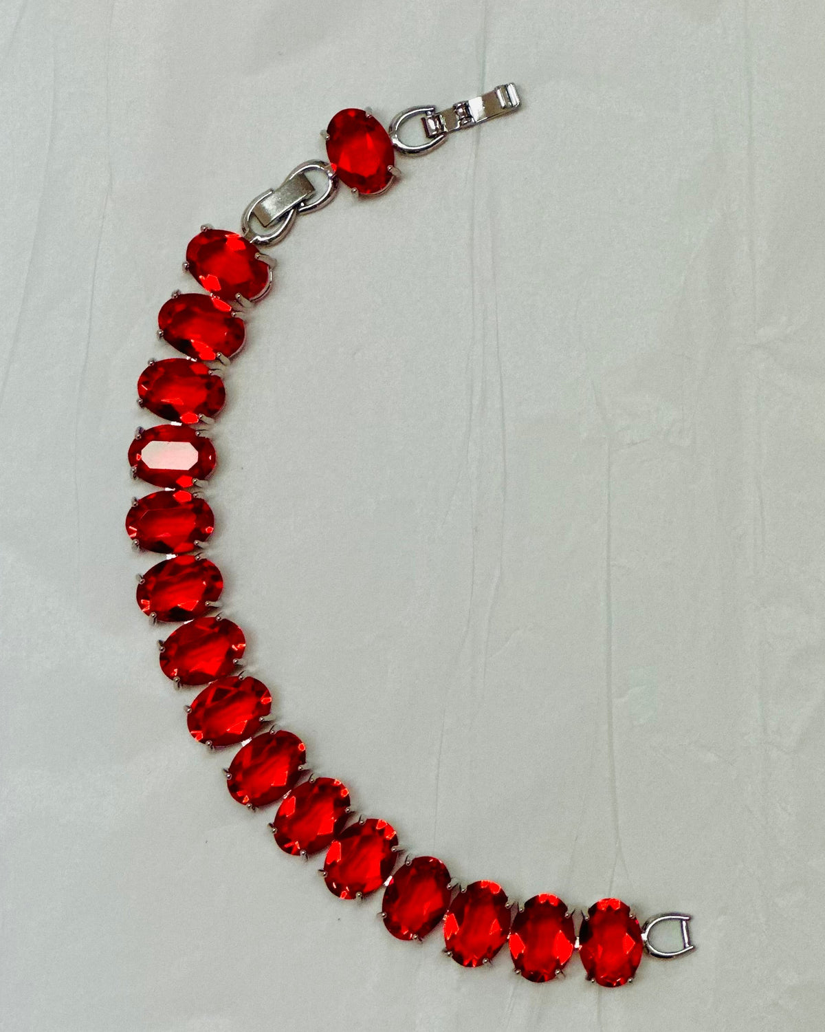 The Luxury Red Game Day Tennis Bracelet