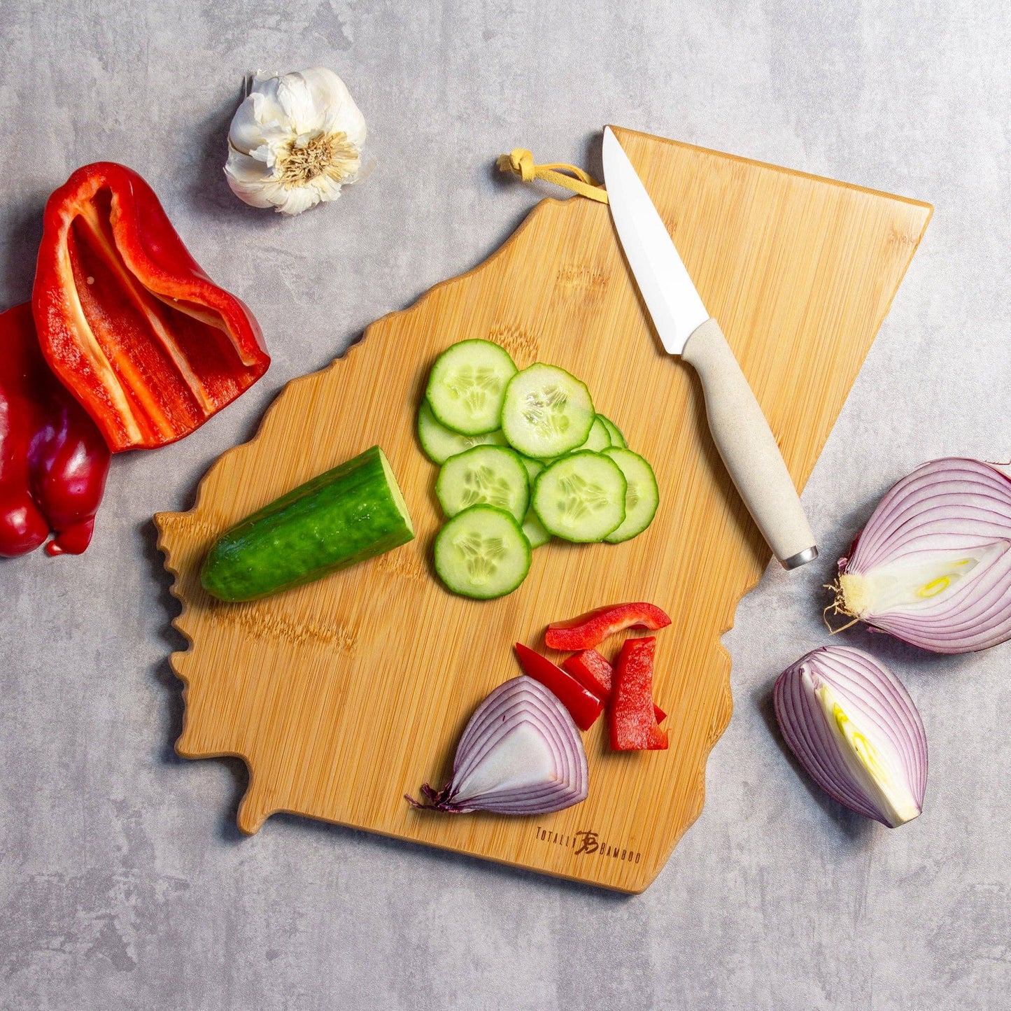 Georgia Cutting Board with Artwork