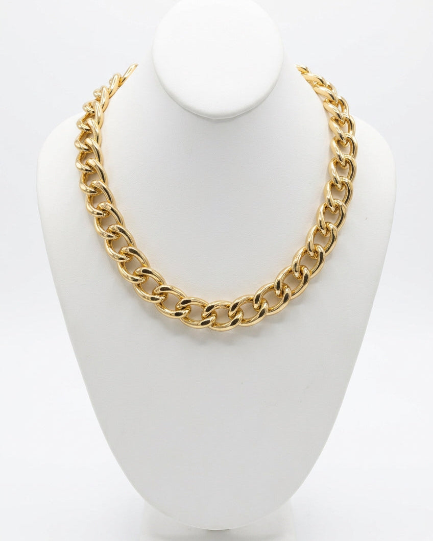 Manhattan Chunky Interlocking Link Necklace