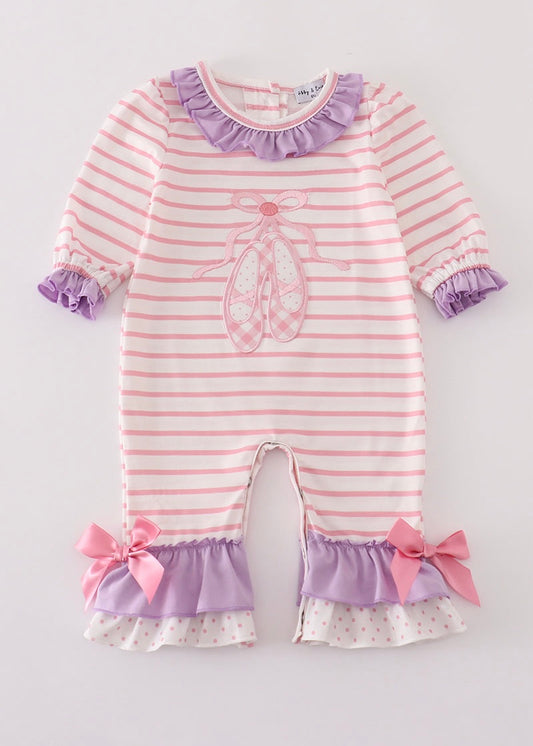 Ballet Shoes Ruffle Romper