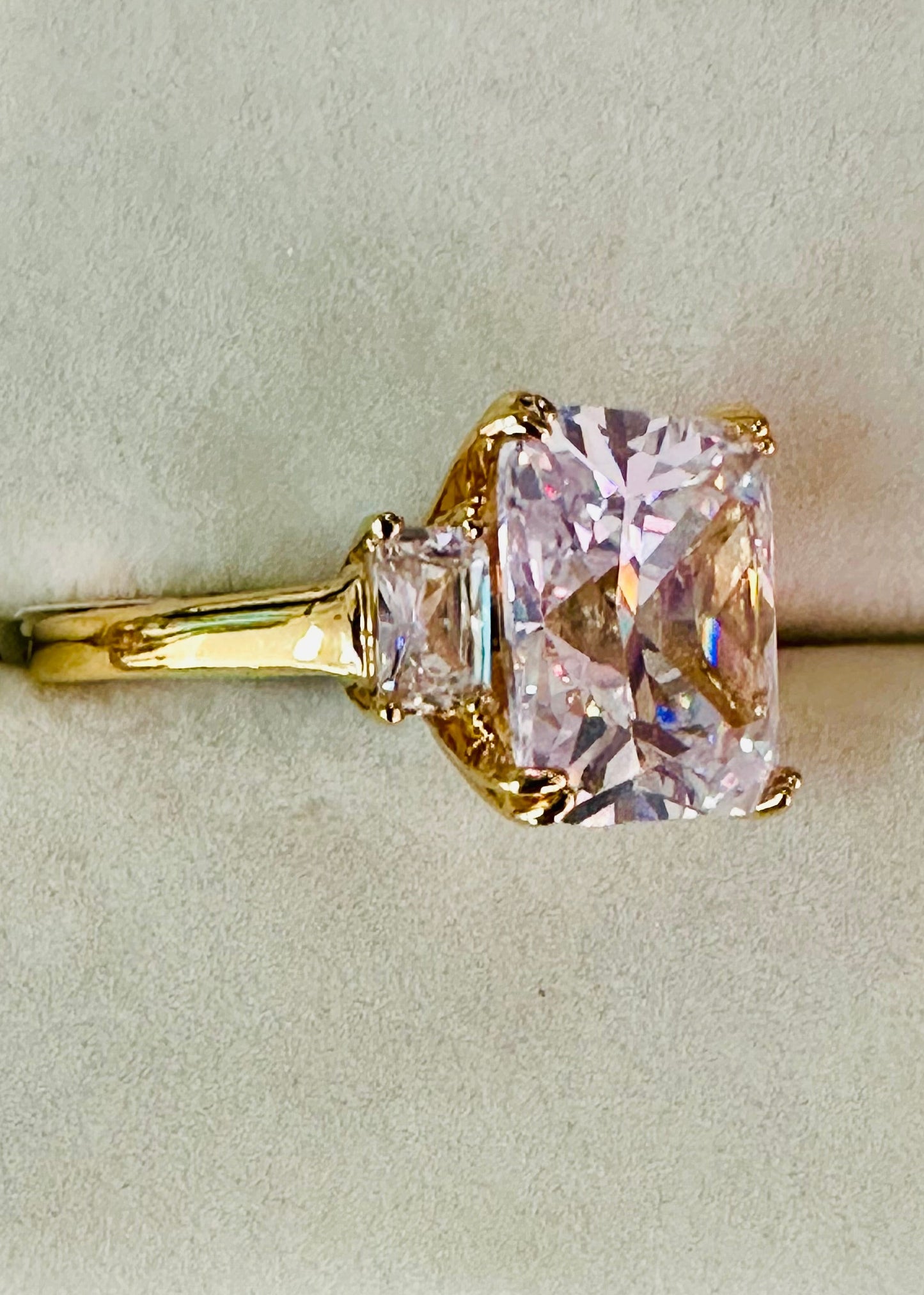 Vintage "Milan" Cushion-Cut Cocktail Ring