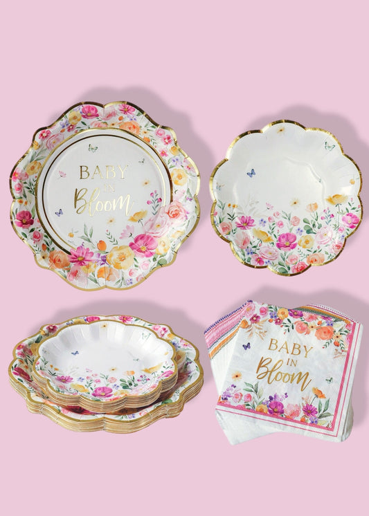 Baby in Bloom 62 pcs Tableware Set
