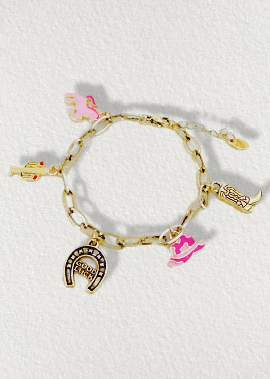 Yeehaw Rodeo Charm Bracelet – Western Icons