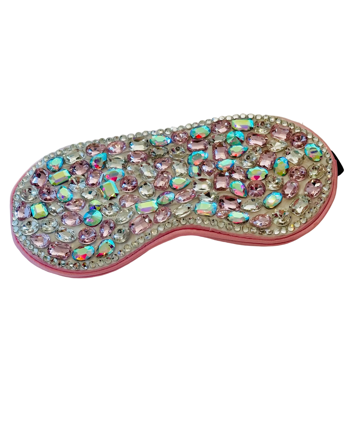 Bling Luxe Bedazzled Satin Sleep Mask