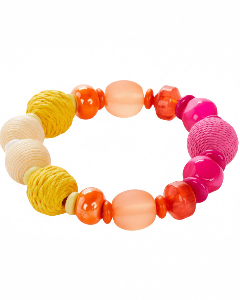 Sunset Fiesta Chunky Stretch Bracelet