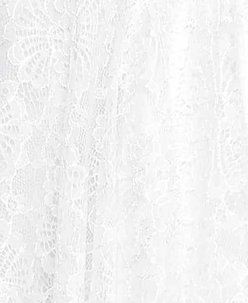 Juniors' Strapless Lace High-Low Dress