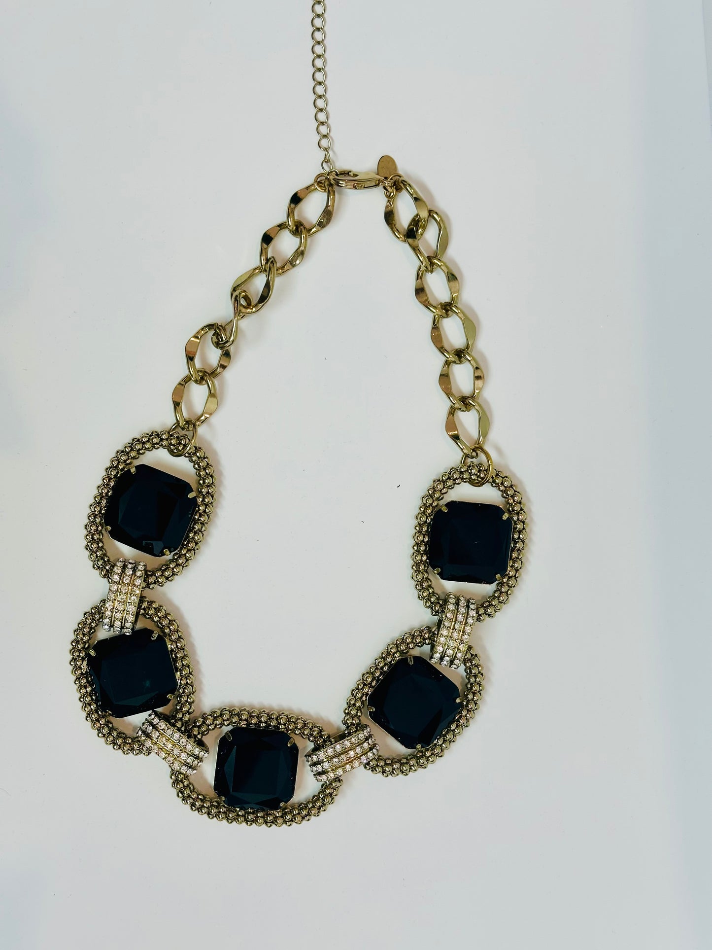 Vintage Chunky Chain Statement Necklace