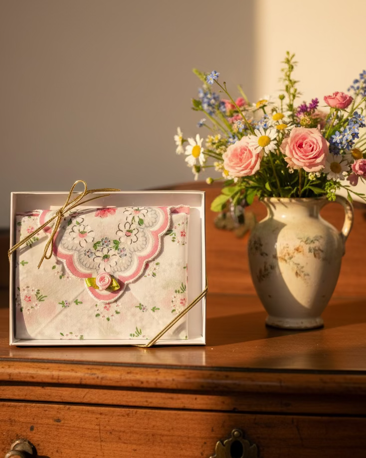 Hankie Envelope Sachet- Tulips