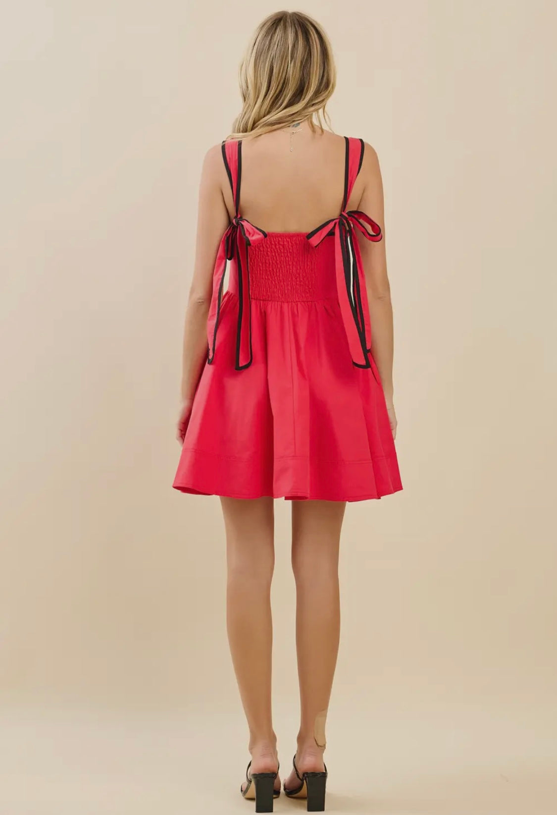 Red Gameday Bow Dress