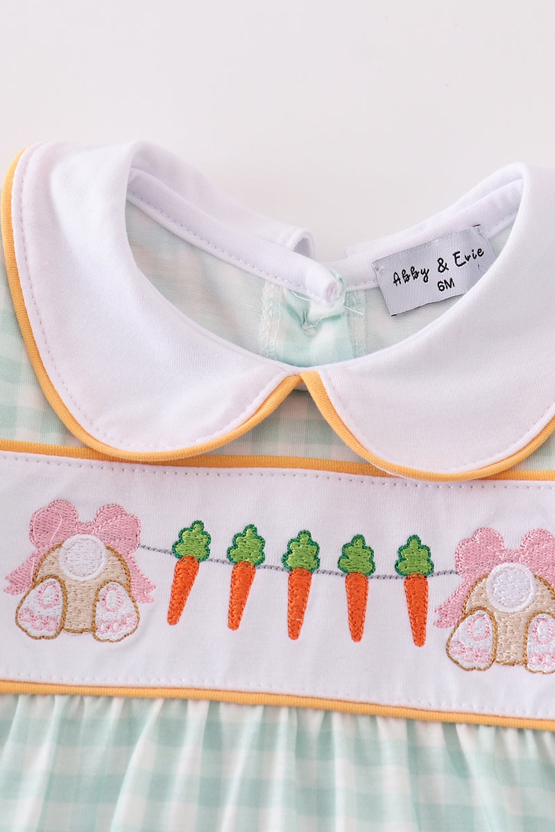 Embroidered Easter Gingham Bubble
