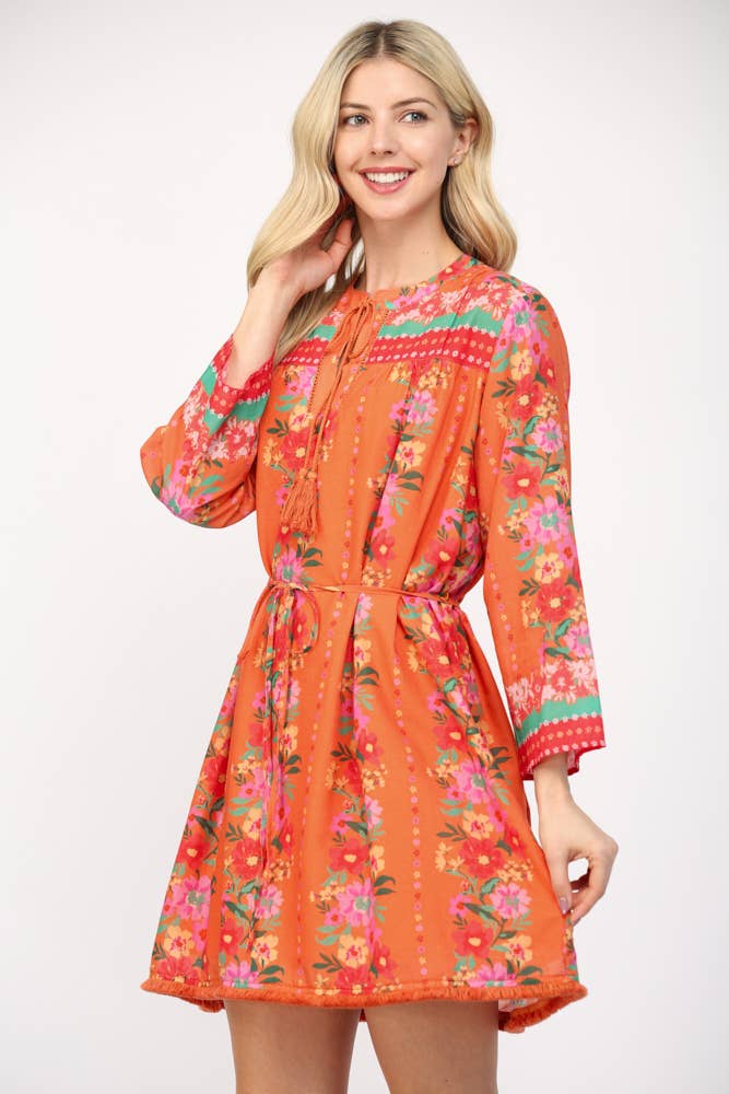 Mini Charming Floral Dress