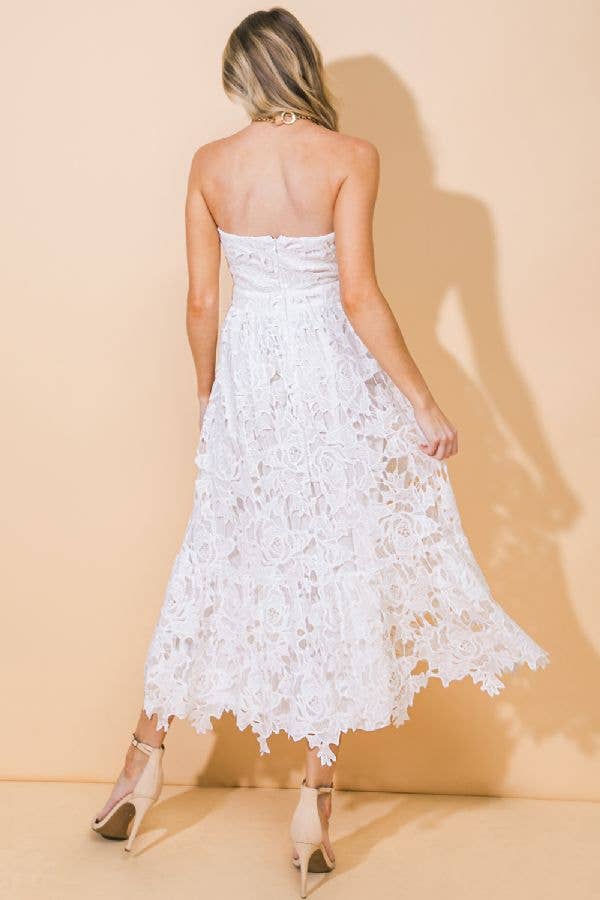Strapless Lace Blair Dress