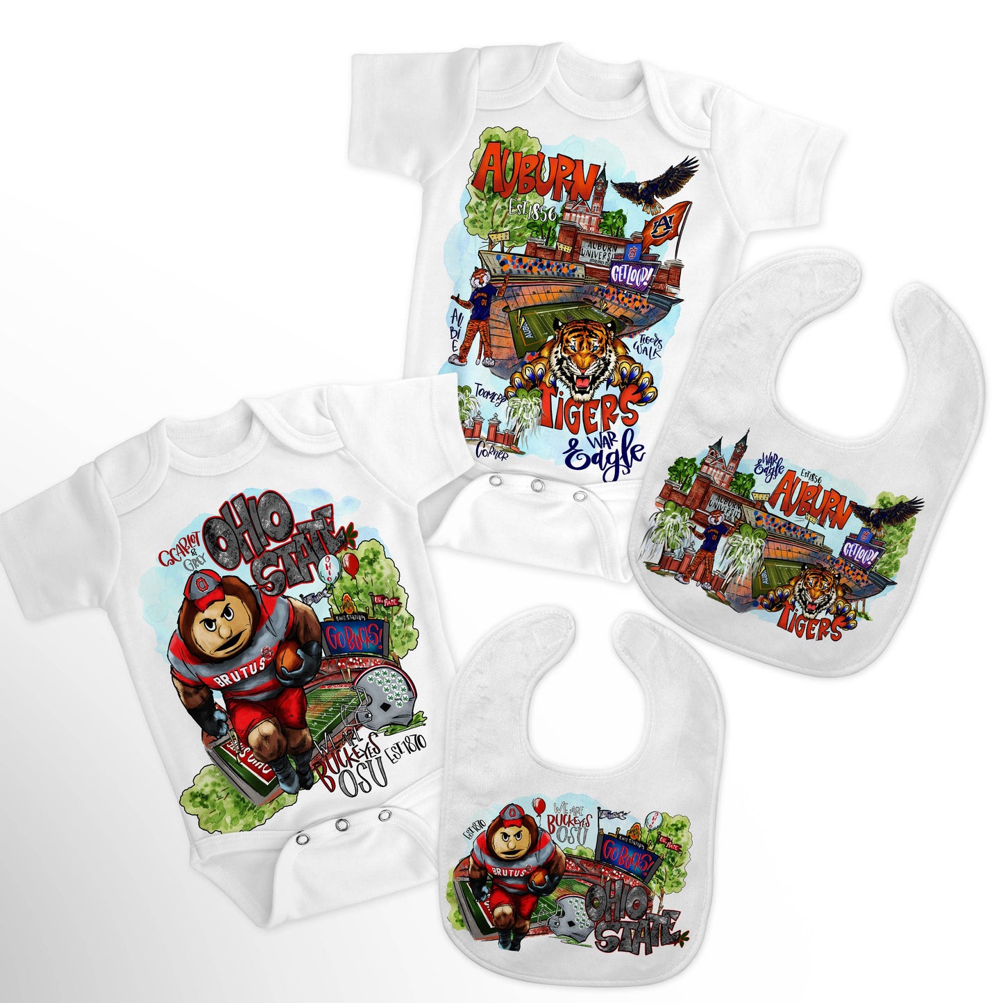 Alabama, Auburn & Georgia, Baby Kids