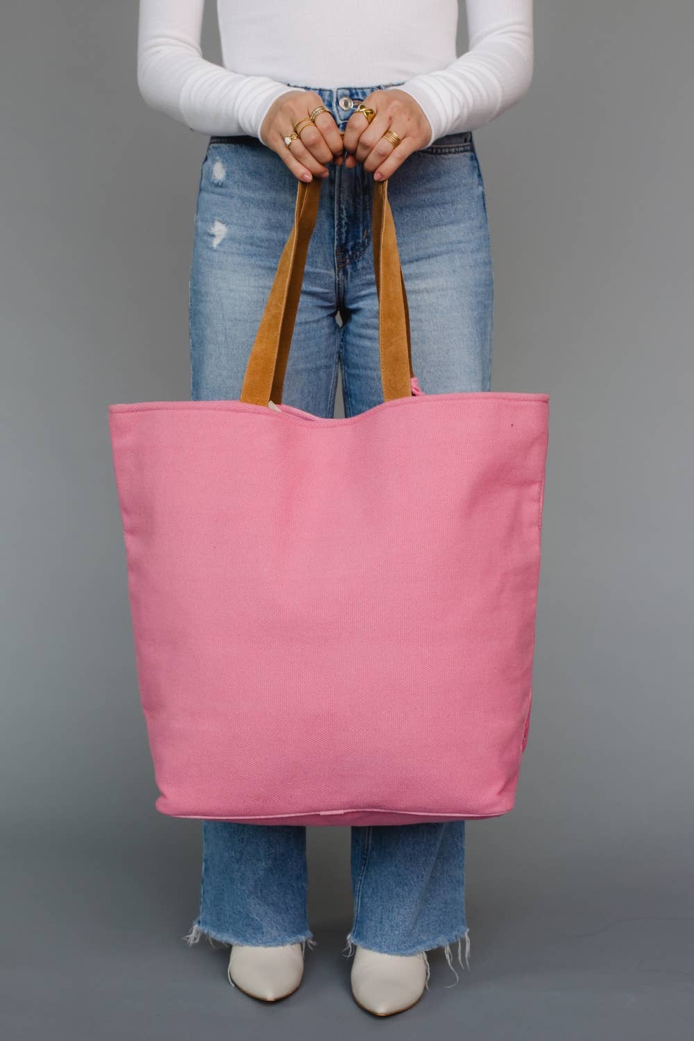 Pink & Red Bow XL Tote