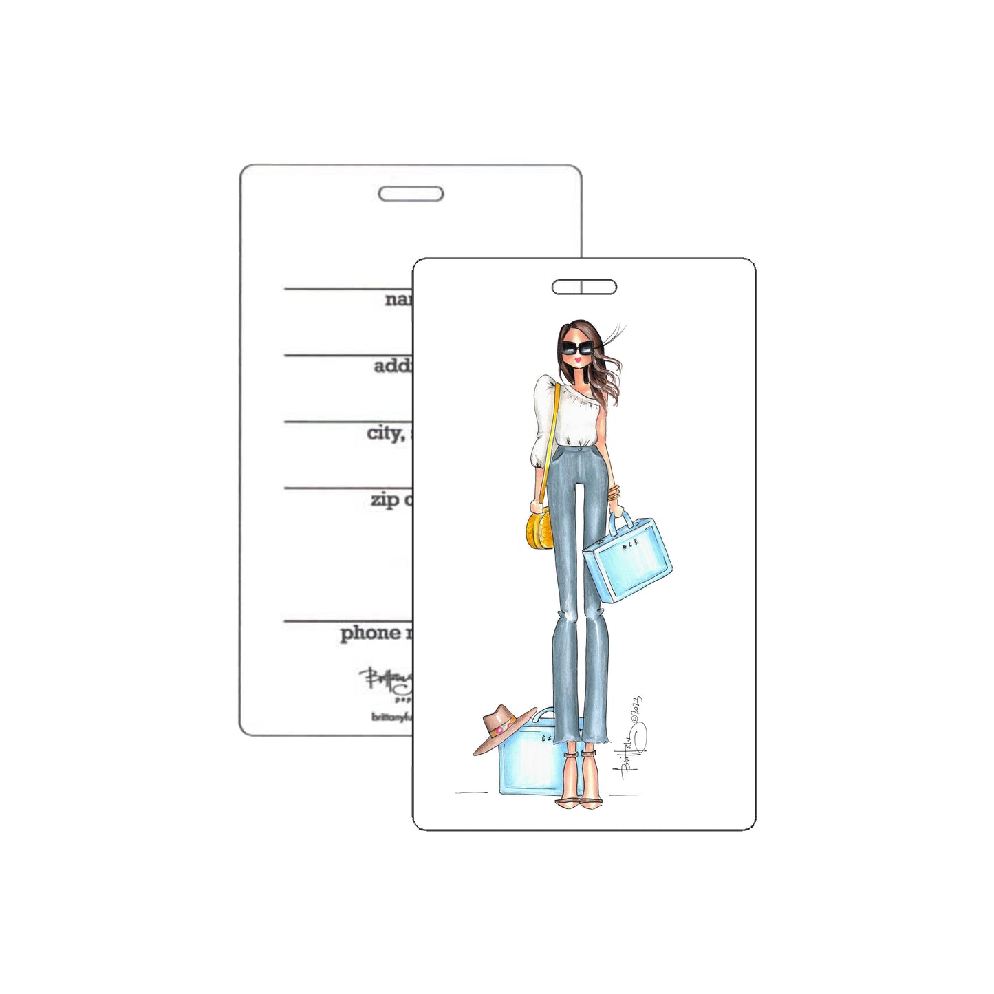 "Alice" Luggage Tag