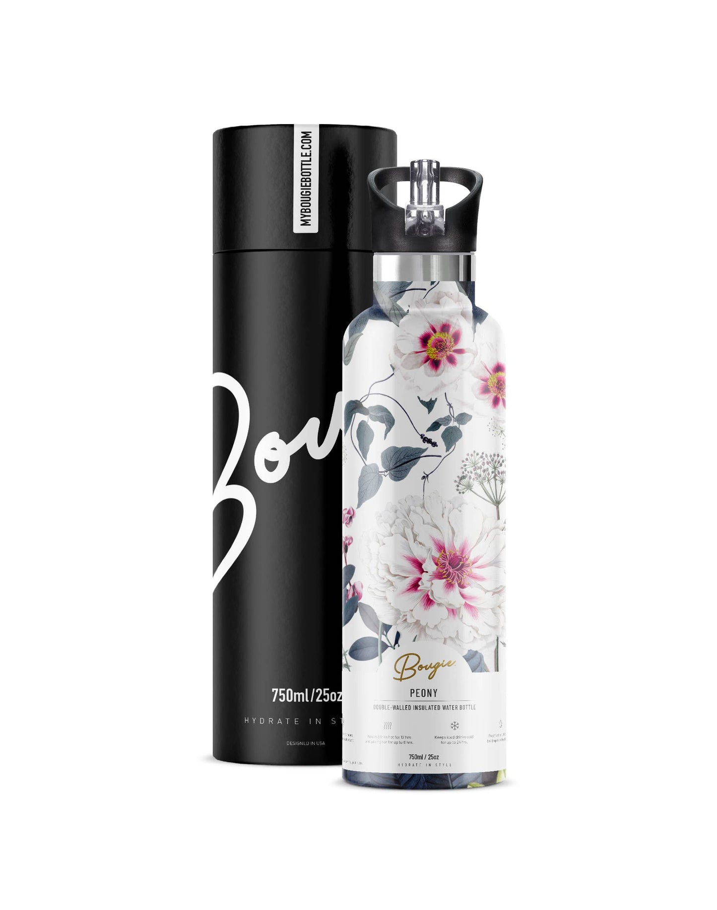 Bougie PEONY Water Bottle