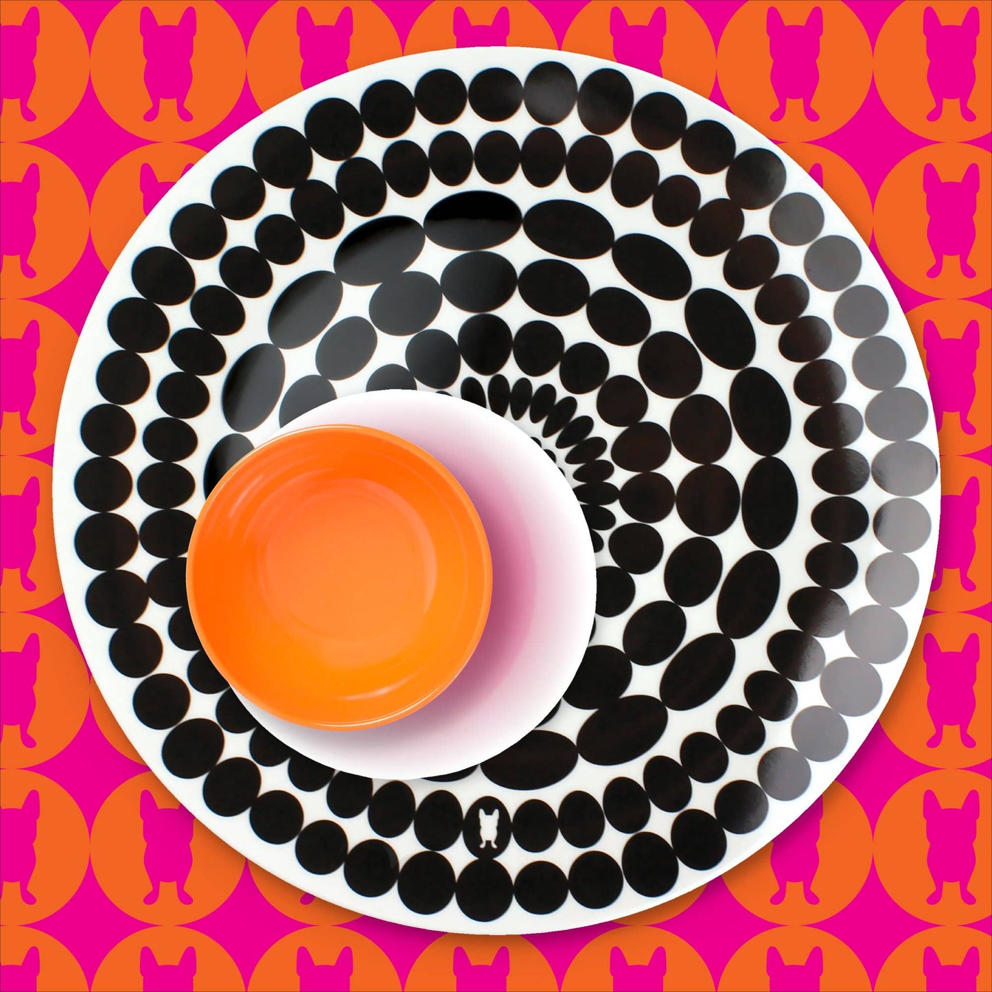 French Bull Foli Large Round Platter