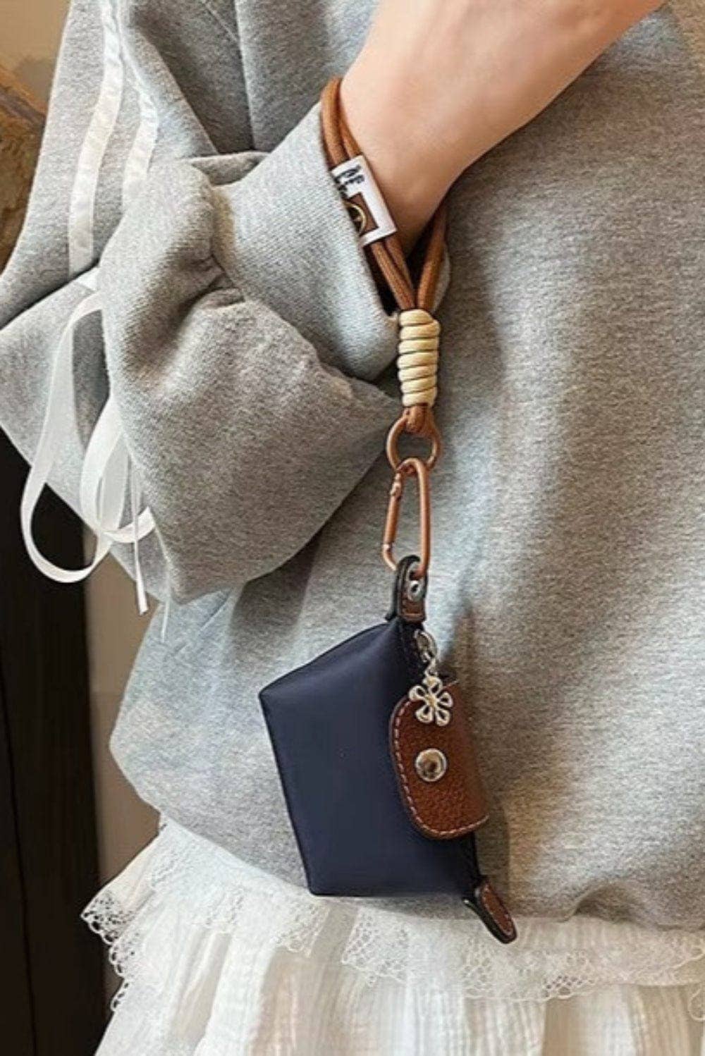 Nylon Mini Coin Pouch/Bag Charm