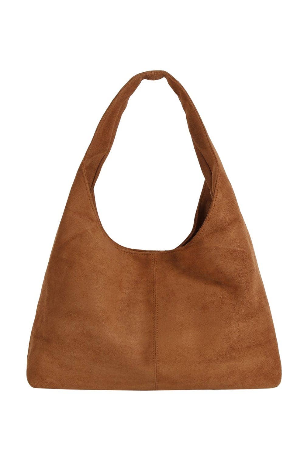 Soft Suede-Style Slouch Hobo Bag