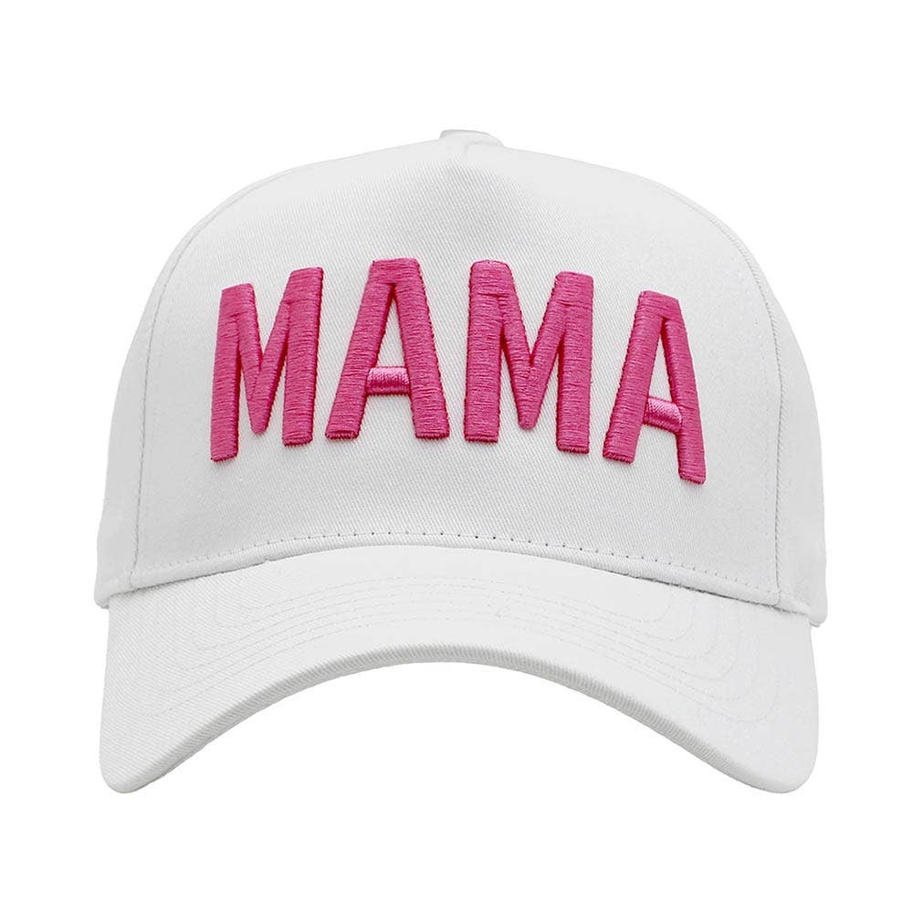 MAMA Embroidered Solid Baseball Cap