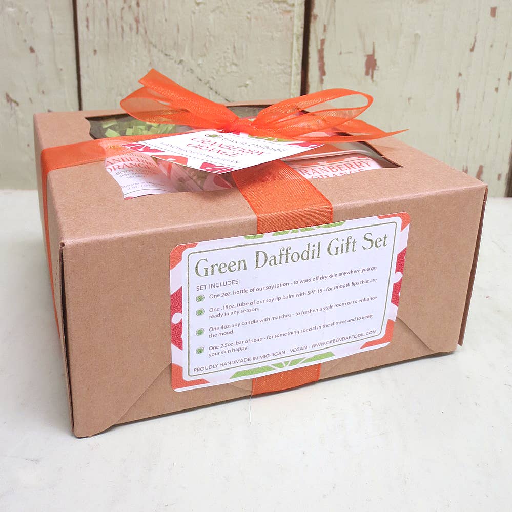 Cranberry Orange Boxed Holiday Gift Set