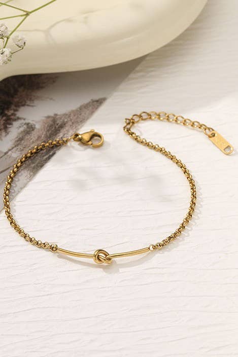Gold Knot Bracelet
