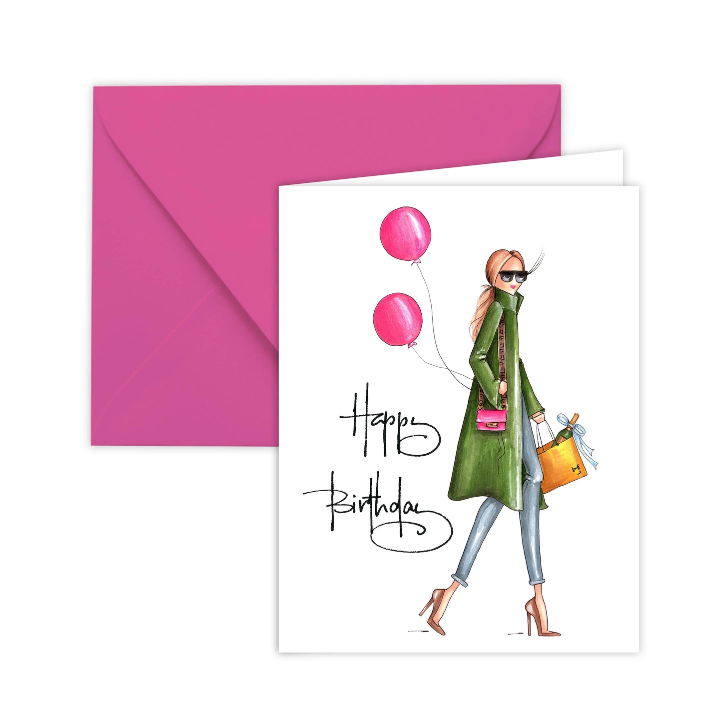 "Fen" Happy Birthday Greeting Card