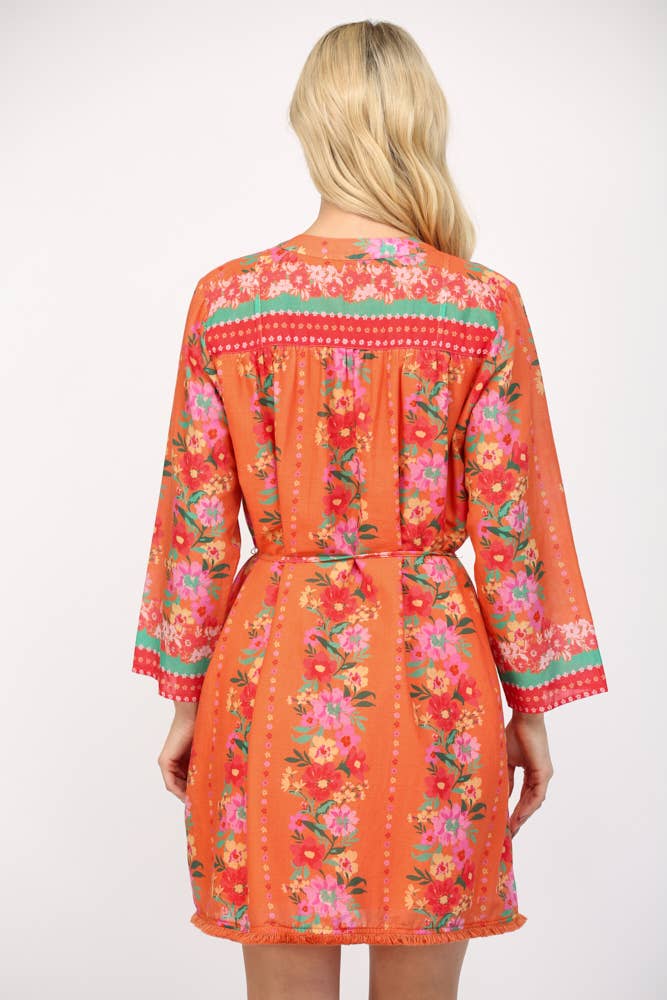Mini Charming Floral Dress