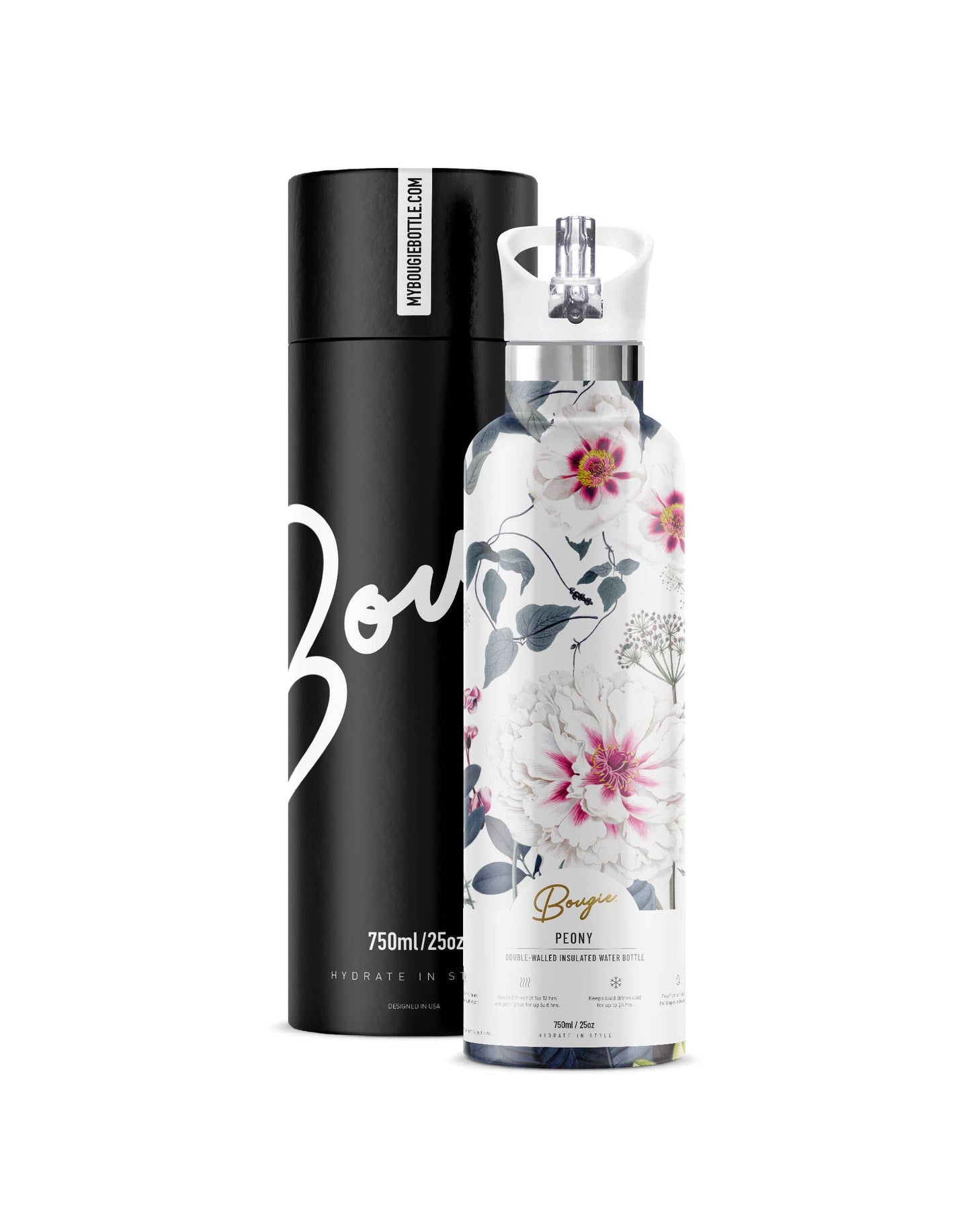 Bougie PEONY Water Bottle