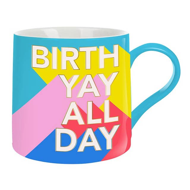 Jumbo Coffee Mug - Birth Yay All Day: 20 oz
