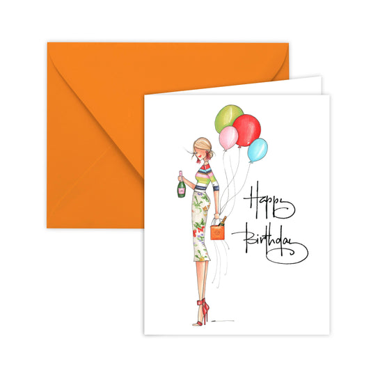 "Mumm" Happy Birthday Card