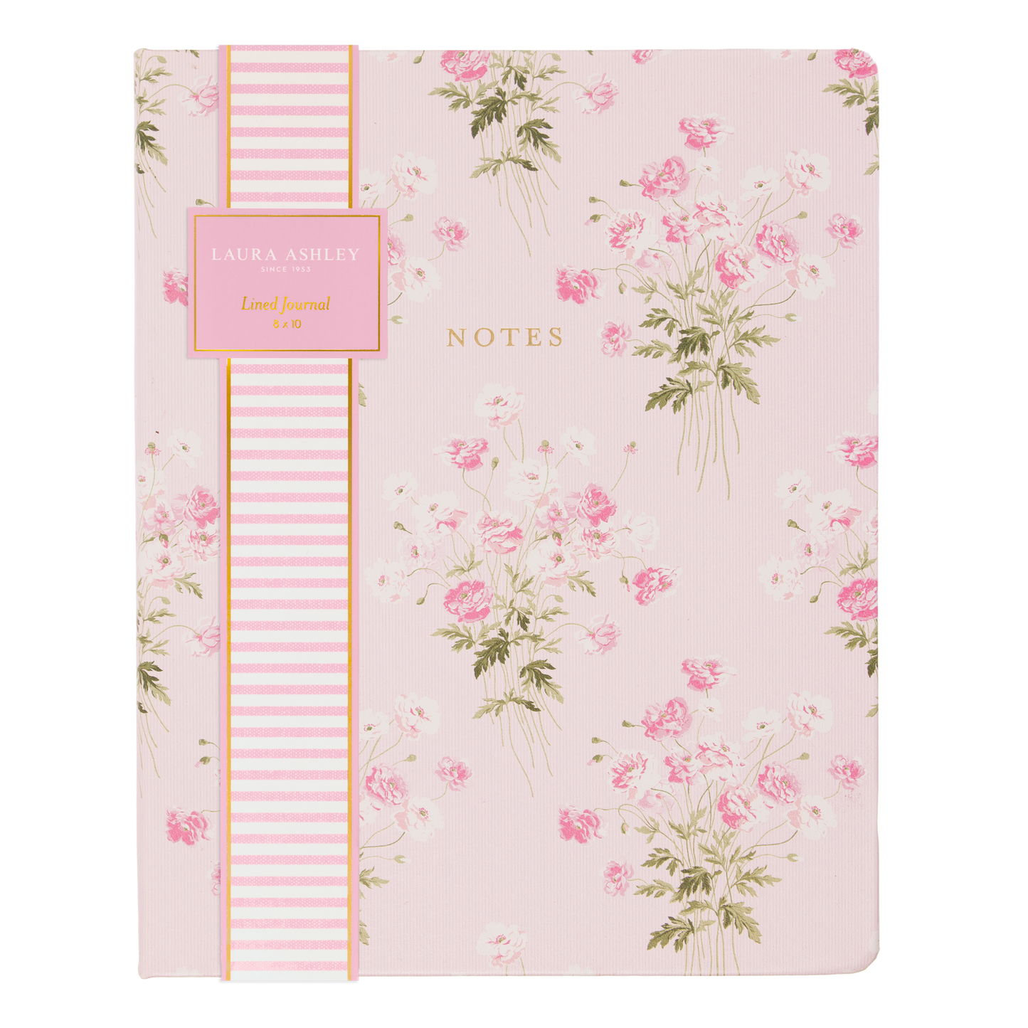 Light Pink English Garden Journal