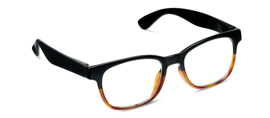 Waverly Black/Amber Tortoise Readers