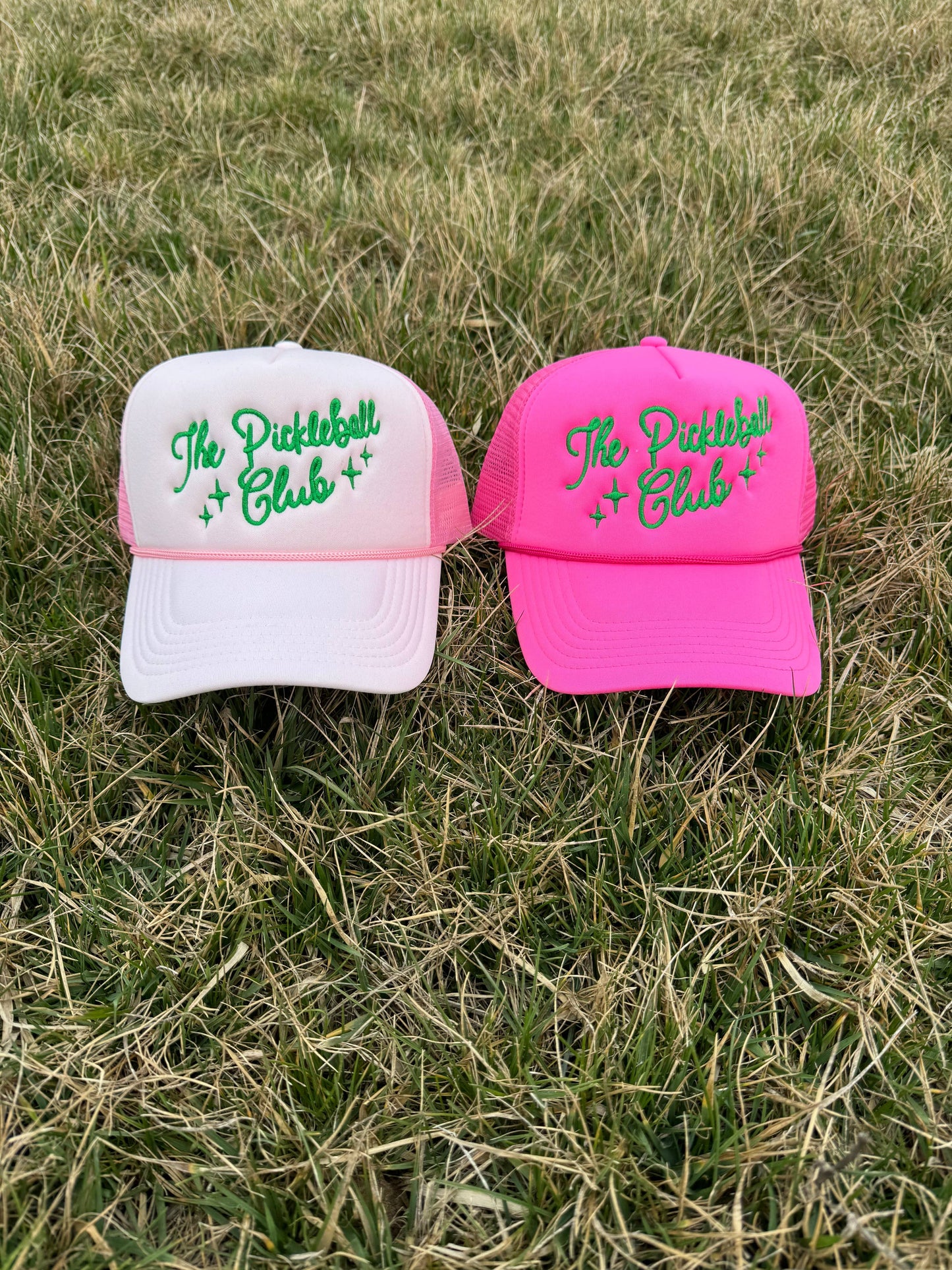 The Pickleball Club Pink Trucker Hat