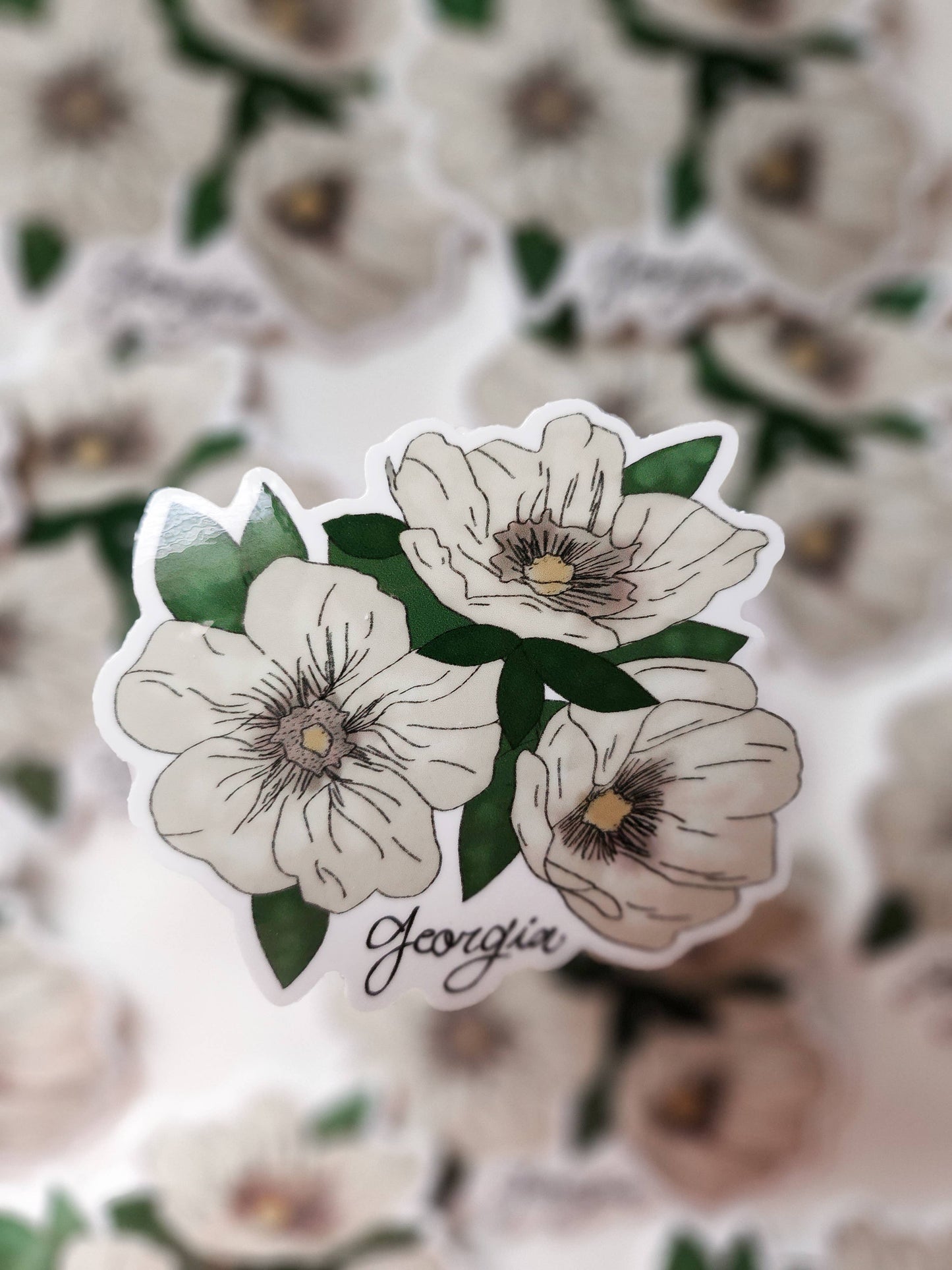 Georgia Flower Sticke