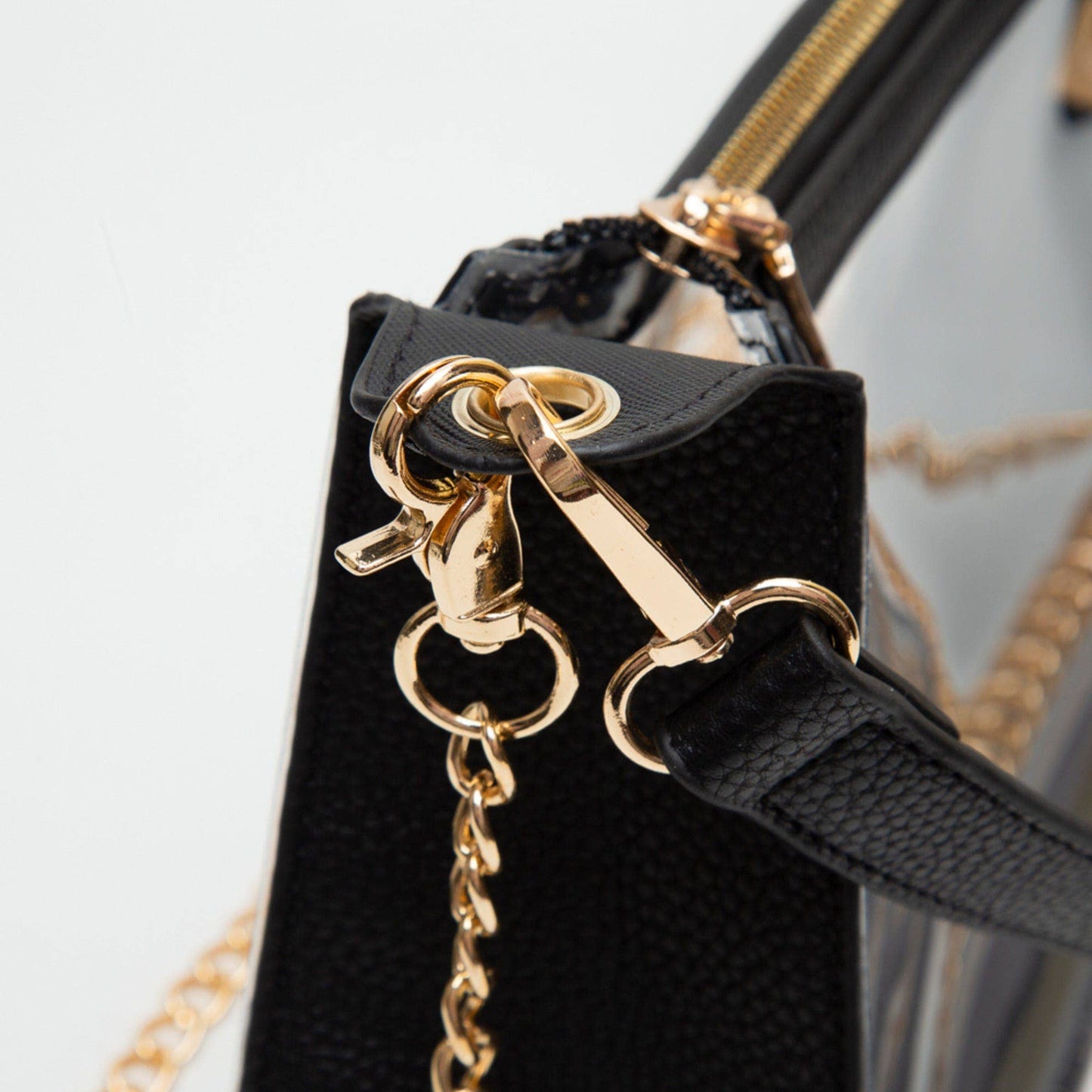 Marilyn Cheetah Clear Satchel Bag