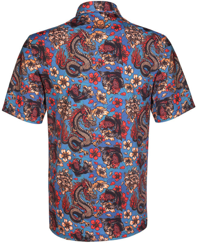 Dragon vs Koi Cool-Stretch Men's Golf Shirt