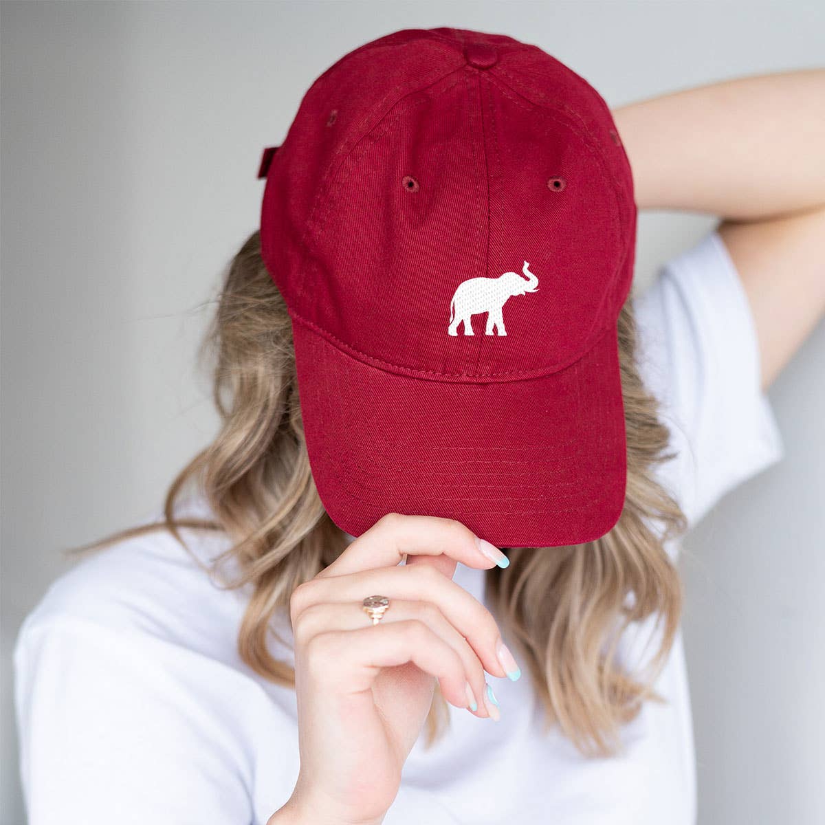 Elephant Alabama Embroidered Cap