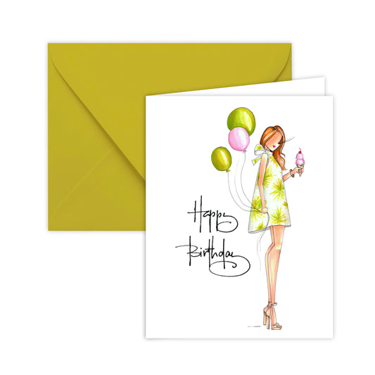 "Sadie" Happy Birthday Greeting Card