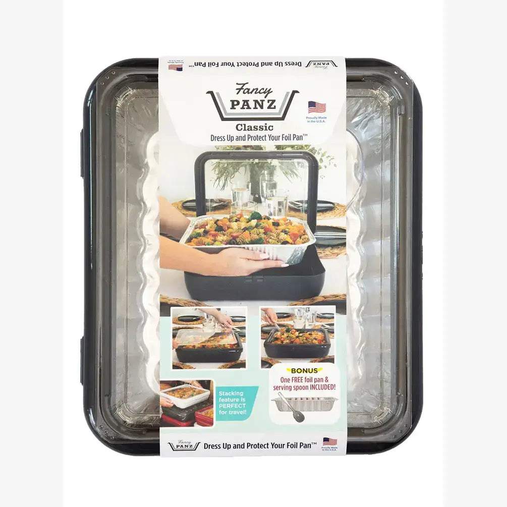 Game Day Pan Frame w/ Lid & Serving Spoon - Black