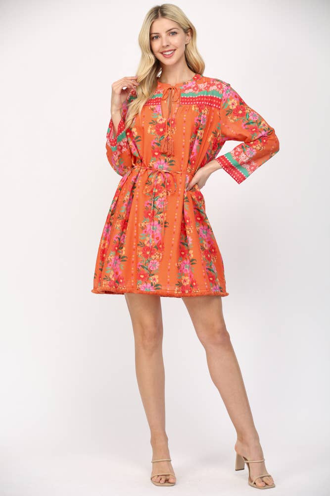 Mini Charming Floral Dress
