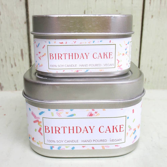Birthday Cake Soy Candle Small