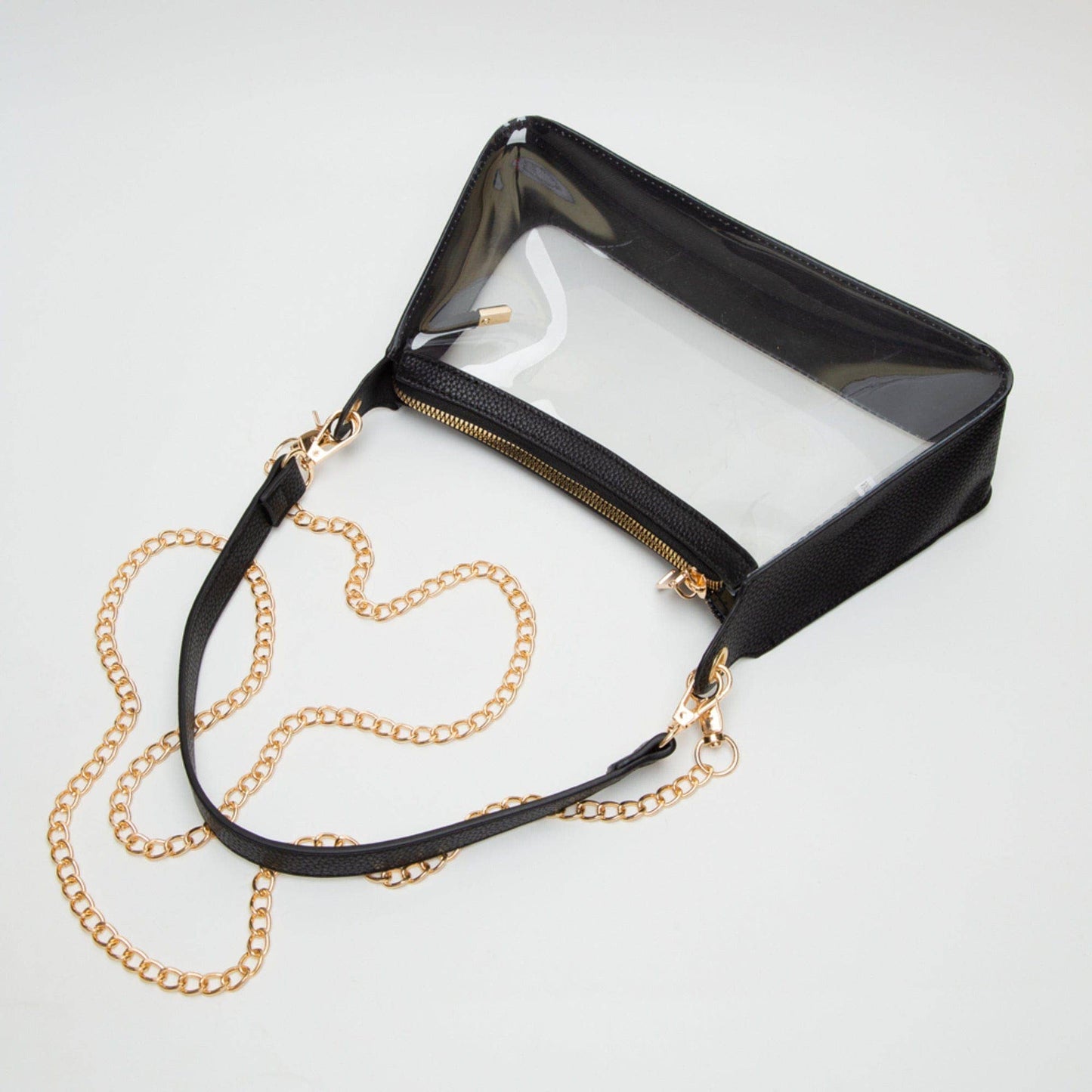 Marilyn Cheetah Clear Satchel Bag