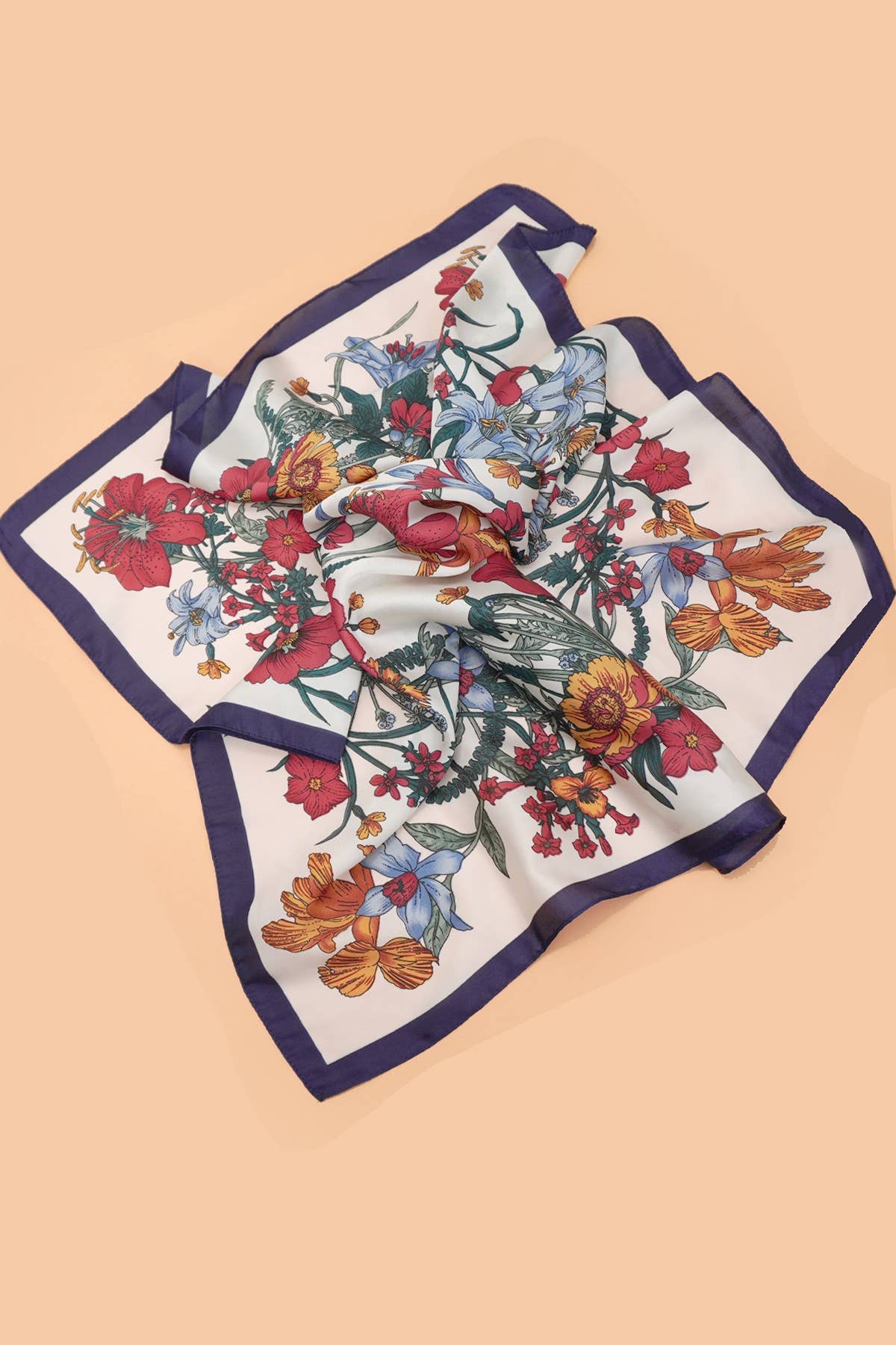 Large Print Floral Bandana Scarfs