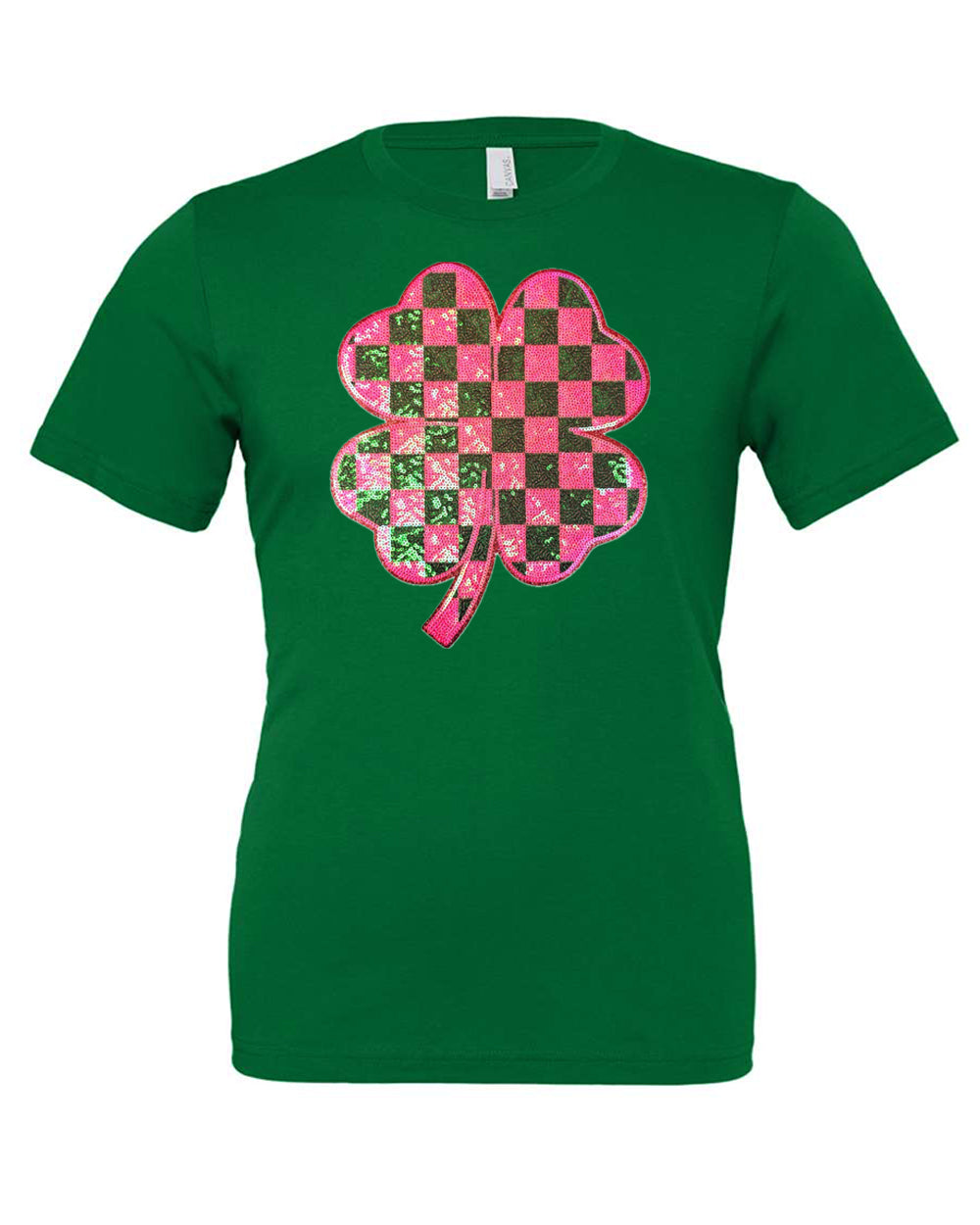 St. Patty's Clover Sequin T Shirts