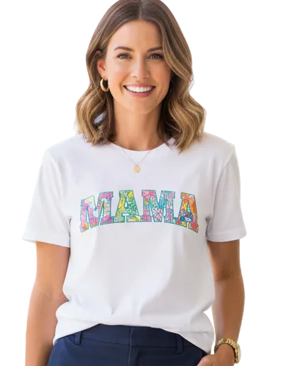 Preppy MAMA Jersey Tee