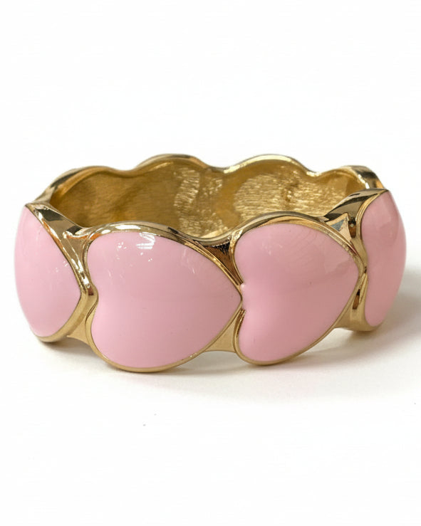 Be Mine Pink Heart Bracelet